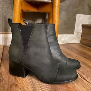 Size 8 Toms Everly Bootie in Black